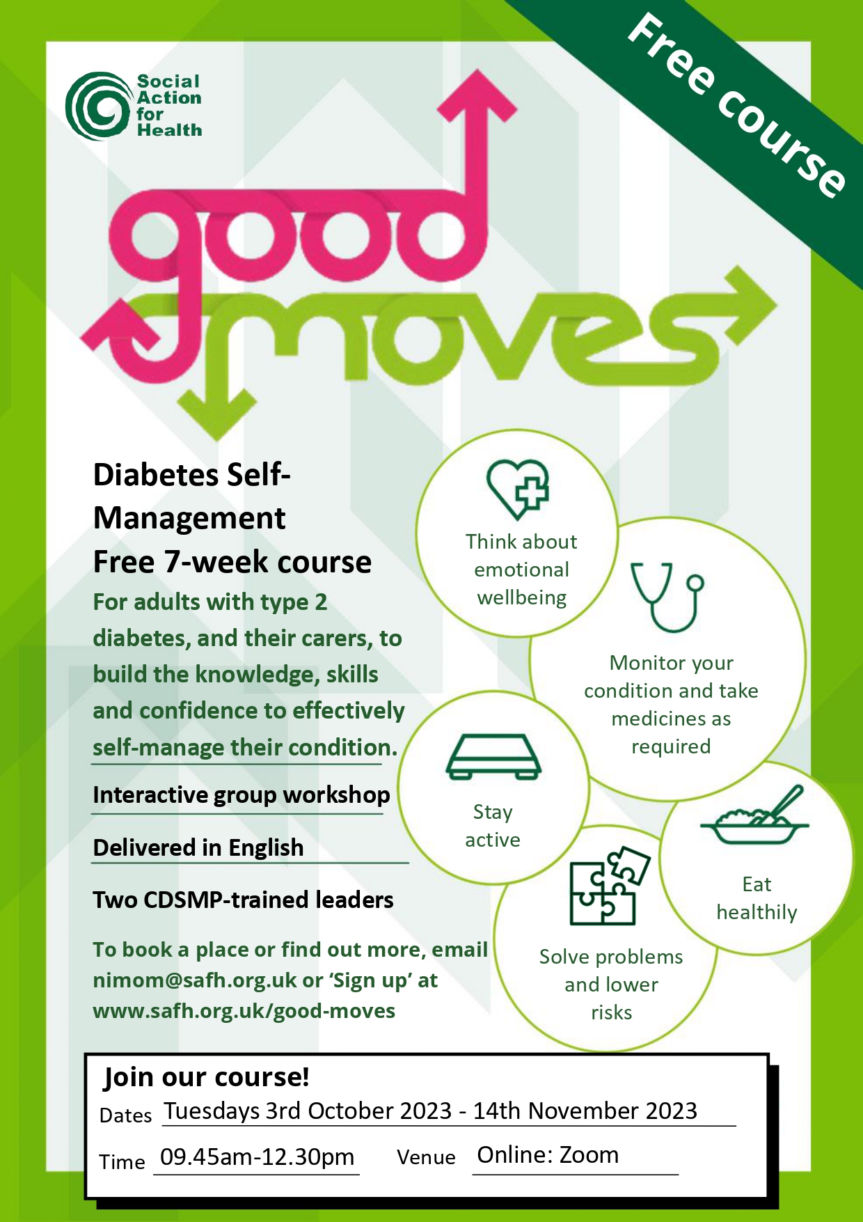 Diabetes Self-Management FREE COURSE | The Aberfeldy Practice