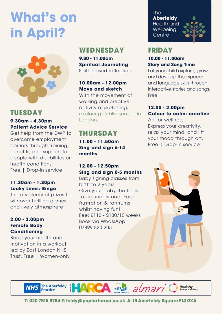 Aberfeldy Health and Wellbeing Centre – What’s on in April? | The ...